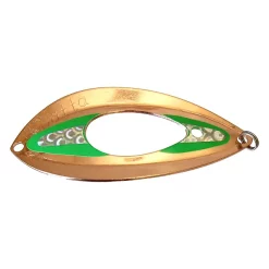 G. Erikssons Fiskeredskap G.E.F Spätta Blinken 68mm - Kobber/Grønn