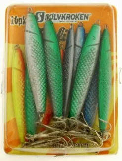 SOLVKROKEN Sølvkroken Sjøfiske Sluksett 10-pack