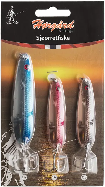 Horgard Hørgård Sjøørret Sluksett 3-pack 3 Horgard Hørgård Sjøørret Sluksett 3-pack