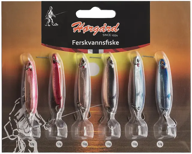 Horgard Hørgård Ferskvannfisk Sluksett 6pack 12g 3 Horgard Hørgård Ferskvannfisk Sluksett 6pack 12g