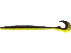 Westin Swimming Worm Black/Chartreuse